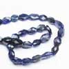 Natural Iolite Faceted Nugget Beads Strand Rondelles Length is 13 Inches and Sizes from 9mm to 10mm approx